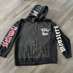 Freshjive Monsters Of Madness Special Edition Hoodie XXL Zip Jacket Made in USA